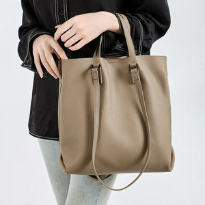 Sac fourre-tout en cuir véritable OEM pour femmes – Sac à main de luxe pour femmes, sac à bandoulière de créateur, sac à main de grande capacité avec poche pour ordinateur portable - Product Image 1