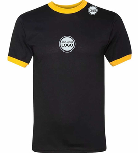 Camiseta Ringer para Hombre, Manga Corta y Larga - Camiseta Casual con Cuello Redondo y Mangas Cortas - Product Image 6