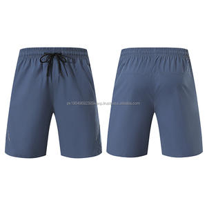 Short de jogging de gymnastique respirant Sports Running Activewear Zip Pocket Workout Reflective Strip Shorts - Product Image 5