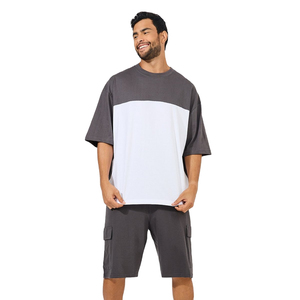New Men Casual Shorts <b>Sets</b> Short Sleeve T Shirt Shorts Printing Tracksuit <b>Set</b> Men's Brand Shirts Shorts For Men Summer Outfit - Product Image 2
