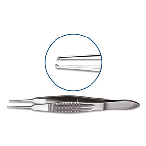 Pinzas de Fijación Castroviejo de Acero Inoxidable, Instrumentos Médicos Quirúrgicos Oftálmicos para Retina, Córnea, Cataratas, Cirugía Ocular Duradera - Product Image 1