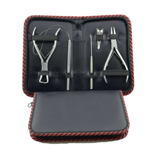 Nouvelles pinces multifonctions pour extensions de cheveux, pinces à kératine, pinces applicatrices de micro-liens en acier inoxydable - Product Image 1