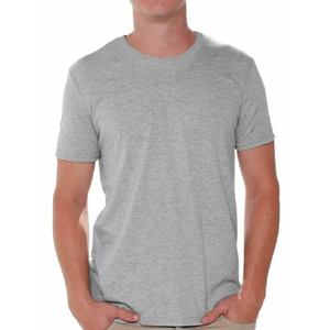 Camiseta de Manga Corta para Hombre, Color Naranja Sólido, 100% Algodón, Impresión Personalizada, Servicio OEM al por Mayor, Estilo Veraniego - Product Image 4