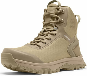 Botas de Caza Elegantes de Cuero con Diseño Táctico, Transpirables, Resistentes, Ligeras e Impermeables para Exteriores - Product Image 4