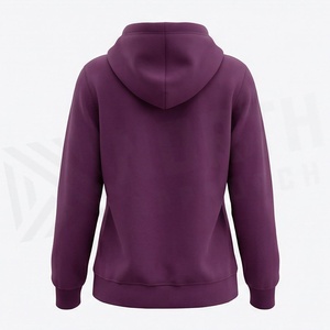 เสื้อฮู้ดสตรีทแวร์สำหรับผู้หญิง ผ้าฟลีซเทคโนโลยี  ป้ายไซส์แบบกำหนดเอง ดีไซน์โดดเด่น สีสันปรับแต่งได้  รุ่นใหม่ - Product Image 2