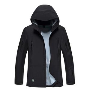 Wholesale Customizable Breathable Waterproof Zipper Closure Stand Collar <b>Shell</b> High Quality Unisex All Hunting Jacket - Product Image 2