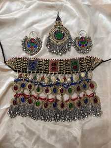 Conjunto de Joyería Afgana Hecha a Mano para Bodas y Fiestas, Proveedor Directo de Fábrica, Conjuntos de Joyería para Damas en Estilo Afgano para Adultos - Product Image 5
