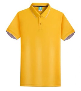Chemise Homme Sportive Personnalisable avec Logo Frontal, Tissu Tricoté Séchage Rapide, Manches Courtes, Coton Peigné, Boutonnée, 160g, En Stock - Product Image 3