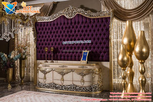 Meuble TV design le plus récent et le plus luxueux pour le salon Ensemble de murs de télévision design de luxe sculpté à la main Support de télévision en bois de teck victorien - Product Image 6