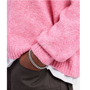 Pull-over en tricot à col en V pour homme, de qualité supérieure, très vendu, personnalisé, décontracté, ample, confortable, uni, chaud, pour l'hiver - Product Image 4
