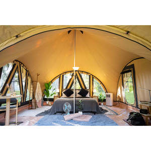 เต็นท์แคมป์ปิ้งผ้าใบทรงตรง Tiny Asher Four-Season แบบหนึ่งห้องนอน กันน้ำ 2000-3000 มม. สำหรับ 3-4 คน พื้นที่ขนาดเล็ก - Product Image 6