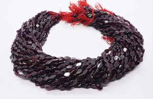 ลูกปัดโรโดไลต์การ์เนตธรรมชาติ AAA รูปทรงเพชรเรียบๆ ไม่สม่ำเสมอ เจาะรูตรง รูปทรงเพชร ลูกปัดพลอยการ์เนต 13 นิ้ว สำหรับทำเครื่องประดับ - Product Image 6