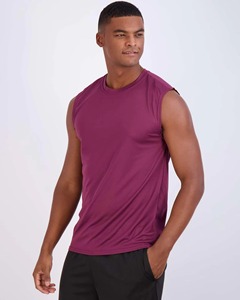High Quality Custom Breathable Knitted Casual Fitness <b>Running</b> Jogging Gym <b>Singlets</b> Tank Top US Size Sport for Men's - Product Image 4