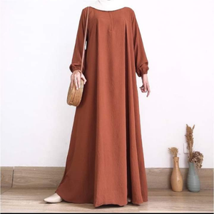 2026 High Quality Islam Fashion Women New Arrival High Quality Plus Size Long Sleeve <b>Islamic</b> Clothing Ladies Elegant Abaya - Product Image 3