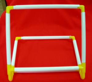 NF0003 Two Size in one Plastic Clip Embroidery <b>Frame</b> Plastic Embroidery Hoop <b>Frame</b> Portable Universal Set for Embroidery Crafts - Product Image 3