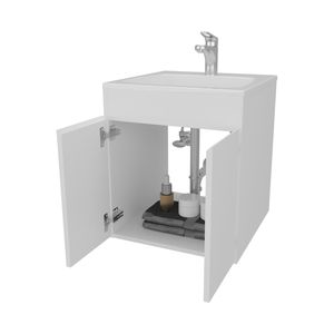 Shoshoni White <b>Bathroom</b> <b>Vanity</b> with Two Doors - Product Image 4