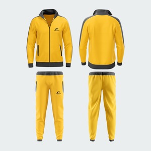 OSTRIYA Men's Blue Hooded Full Zip Jacket & Pants Set Windproof 100% Cotton Sporty Winter Wear - Product Image 5