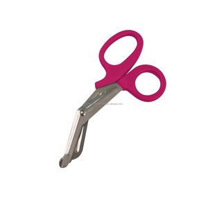 Tijeras de seguridad EMT de punta roma, de acero inoxidable, para vendajes médicos, 7.5 pulgadas, manuales, duraderas, con certificación CE, OEM, ODM, las mejores al por mayor - Product Image 5