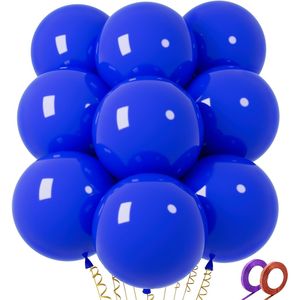 32 Palloncini Rotondi Grandi in Lattice Blu Scuro da 18 Pollici per Decorazioni di Compleanno e Matrimonio - Product Image 1