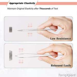 Outils professionnels de haute précision en acier inoxydable pour extensions de cils, ensemble de 4 ou 5 pinces à cils avec brosse à cils pour salon et domicile - Product Image 6