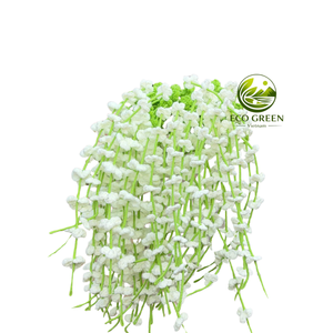 Tige de fleur en coton doux faite à la main au crochet, branche florale artificielle tricotée rose pour la décoration de bouquets, vente en gros pour les boutiques de cadeaux - Product Image 3