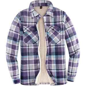 Chemise en flanelle de coton à carreaux surdimensionnée, déchirée et vieillie, style Ringer, pour homme - Product Image 1