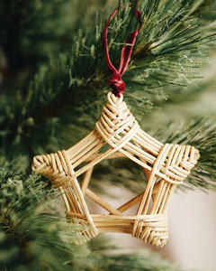 Wholesale Handmade Wicker <b>Star</b> Pendants Natural Rattan <b>Decorate</b> Christmas Tree Ornaments Rustic Holiday Hanging Craft <b>Decor</b> - Product Image 4