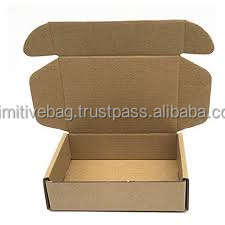 Caja de papel Kraft corrugado reutilizable ecológica directa de fábrica Impresión y tamaño de ilustraciones personalizadas Características biodegradables - Product Image 4