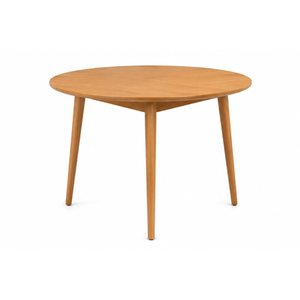 ARTERRA Premium Mid Century Teak Wood Round Dining Set Modern <b>Table</b> with Chairs for Hotel <b>Balcony</b> - Product Image 4