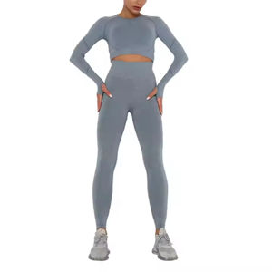 Conjuntos de Yoga Personalizados para Mujer, Ropa Deportiva, Ropa de Gimnasio, Conjuntos de Yoga a Precio Económico, Conjuntos de Yoga para Mujer 100% de Alta Calidad en Venta - Product Image 4