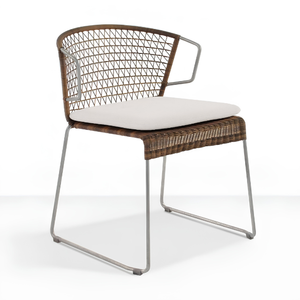 Ensemble de table à manger moderne avec surface imitation bois et pieds de chaise en fer robustes et confortables pour l'intérieur - Product Image 3