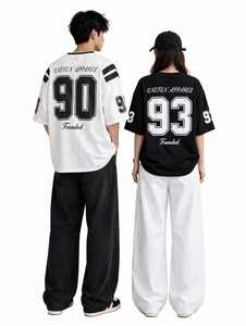 เสื้อยืดเจอร์ซีย์ผ้าฝ้าย 100% ทรงหลวมสำหรับผู้ชายและผู้หญิง เป็นมิตรกับสิ่งแวดล้อม โลโก้ด้านหน้า น้ำหนัก 300 กรัม ดีไซน์เรียบง่าย - Product Image 3