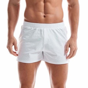 Pantalones Cortos Deportivos Grises para Hombre, 100% Algodón Orgánico de Lujo, Preencogidos, Certificados por GOTS, Ajuste Clásico, Cómodos y de Primera Calidad - Product Image 3