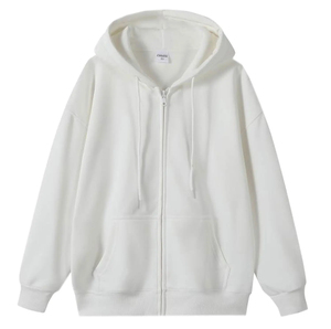 Sweat à capuche unisexe tendance vintage d'hiver avec logo personnalisé, coupe oversize, fermeture éclair, 100 % coton, doublure polaire, écologique, épaules tombantes, décontracté, haute qualité - Product Image 1
