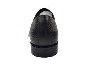 Zapatos Oxford de Vestir para Hombre, Negros, de Piel Vacuna, con Cordones, Punta en Pico, para Oficina y Carrera Profesional, Color Sólido, Suela Hecha a Mano, para Todas las Temporadas - Product Image 2