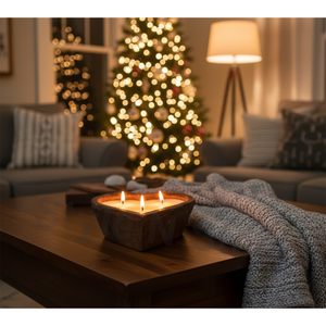 Bougie en forme de cœur, bougies chauffe-plat parfumées pour Noël, Pâques, anniversaire, Saint-Valentin et les célébrations de Diwali - Product Image 1