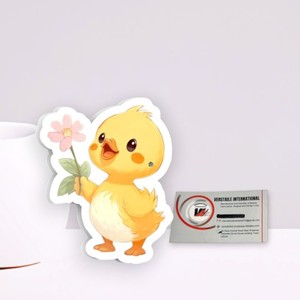 แผ่นอะคริลิคแม่เหล็กทรงสี่เหลี่ยมลายดอกไม้สีชมพูรูปเป็ดน่ารัก ลายผีเสื้อ ลายวงกลม ลายเพชร สำหรับต่อขนตา เป็นมิตรกับสิ่งแวดล้อม - Product Image 1