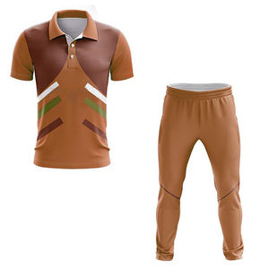Uniforme de críquet hecho en Pakistán, camiseta de equipo y pantalón sublimado con diseño de color personalizado y logotipo. - Product Image 1