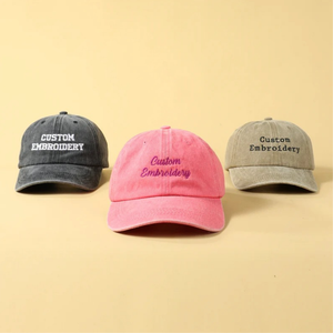 Gorras deportivas suaves con logotipo personalizado al por mayor, bordadas a mano, de algodón, lisas, sin estructura, para golf, béisbol, para adultos, de 6 paneles. - Product Image 2