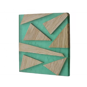 Posavasos respetuosos con el medio ambiente, alfombrillas de resina única y madera para taza de té, almohadillas de último diseño de moda, posavasos de vidrio para el hogar - Product Image 6