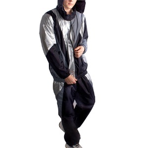 Custom Logo Men's Nylon Windbreaker Tracksuit 2 Piece <b>Zip</b> <b>Up</b> Set Windproof Water Resistant Wholesale - Product Image 4