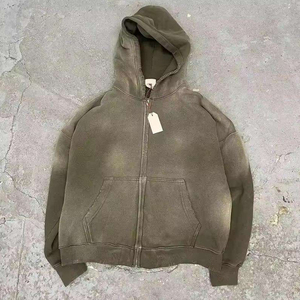Sudaderas con Capucha Vintage de Invierno para Hombre, Precio al por Mayor, Alta Calidad, 100% Algodón, con Bolsillos y Forro Polar Grueso - Product Image 6
