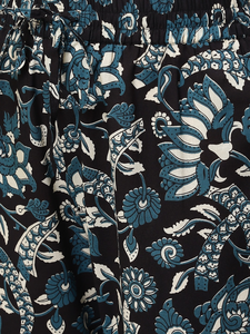 Conjunto de Pantalón y Kurta Recto de Algodón Sólido Estilo Chaqueta para Mujer, Colores Rosa y Negro, Étnico, Tradicional, Formal, Festivo, Venta al por Mayor - Product Image 5