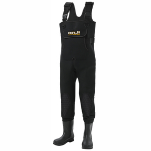 Botas de Pesca para Hombre, de Neopreno, con Suela de Fieltro, Altura hasta el Pecho, Completamente Impermeables, Duraderas, de PVC - Product Image 1