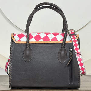 Sacs fourre-tout vintage en cuir de vachette à motif damier, faits à la main, grande capacité, sac à bandoulière, sac à main tendance, cadeau, sacs à main pour femmes - Product Image 6