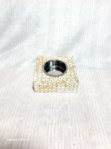 Brûleur à Bakhoor en métal au design artisanal de qualité supérieure, revêtement en MDF, brûleur à encens Mubkhar en métal, au meilleur prix. - Product Image 6