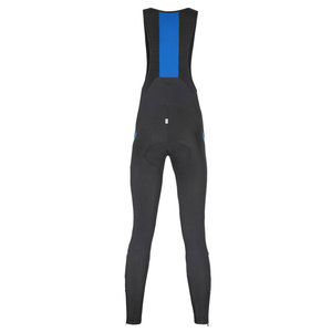 Cuissard à bretelles Unis, longueur longue, noir avec dos jaune, séchage rapide, évacuation de l'humidité, Spandex/Nylon, cuissard VTT personnalisé - Product Image 5