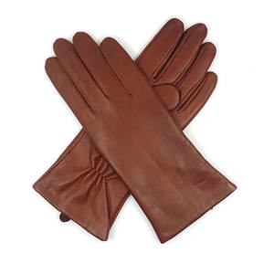 Gants de vélo en cuir pour femmes et hommes, respirants, coupe-vent, rembourrés en fourrure, pour l'hiver, avec écran tactile - Product Image 3