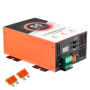 55 Amp RV Power Converter Smart Charging 110V AC 12V DC <b>Multi</b> Stage Battery <b>Charger</b> 13V 16.5V Operating RV Electrical Systems - Product Image 1