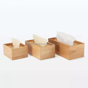 Porte-mouchoirs en bois écologique avec une finition lisse et un design pratique - Product Image 5